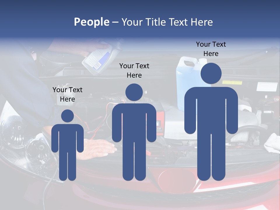 Hood Motor Engine PowerPoint Template