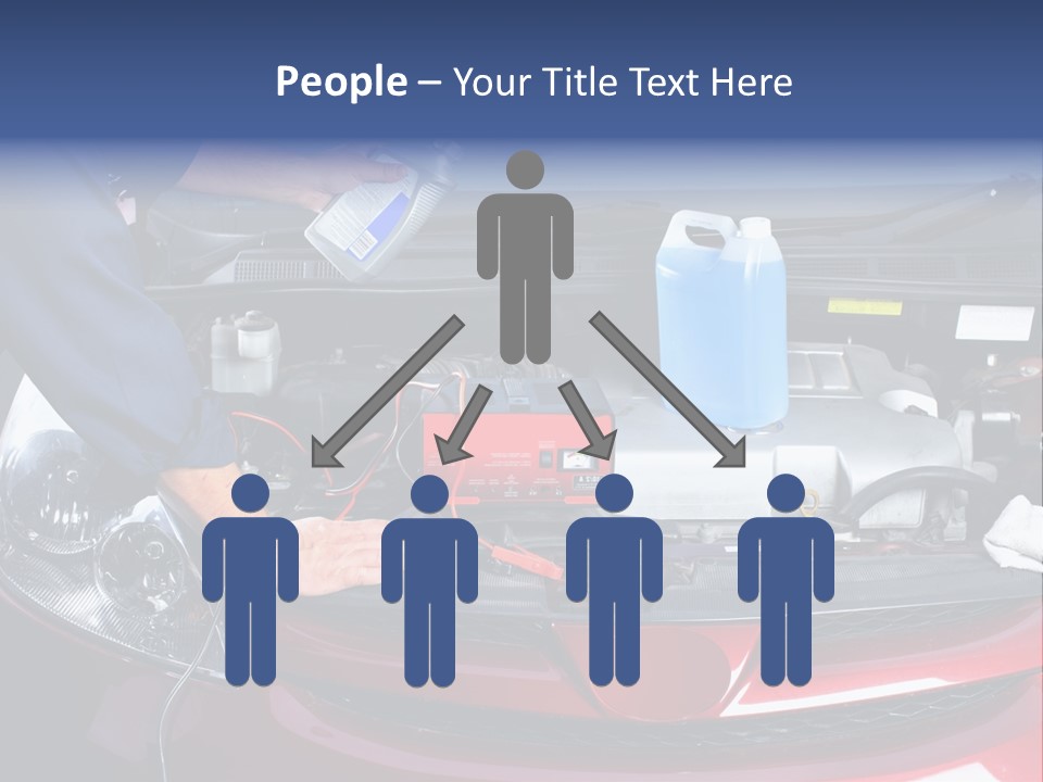 Hood Motor Engine PowerPoint Template