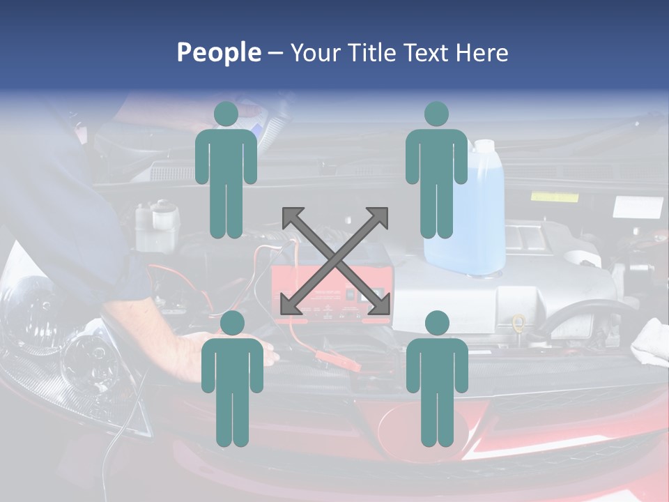 Hood Motor Engine PowerPoint Template