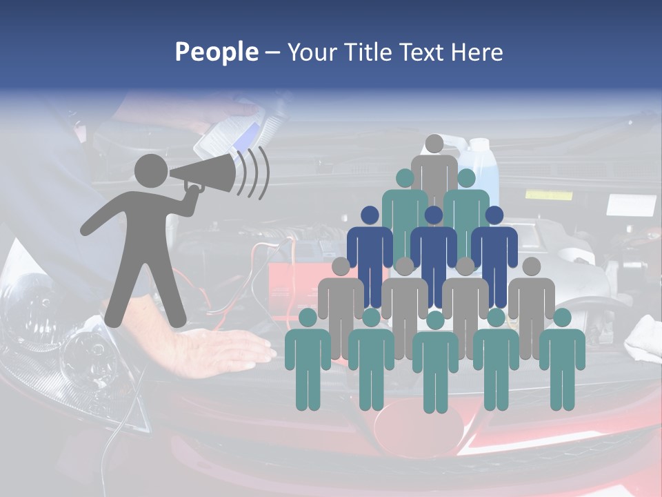 Hood Motor Engine PowerPoint Template