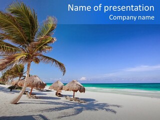 Getaway Sunny Exotic PowerPoint Template