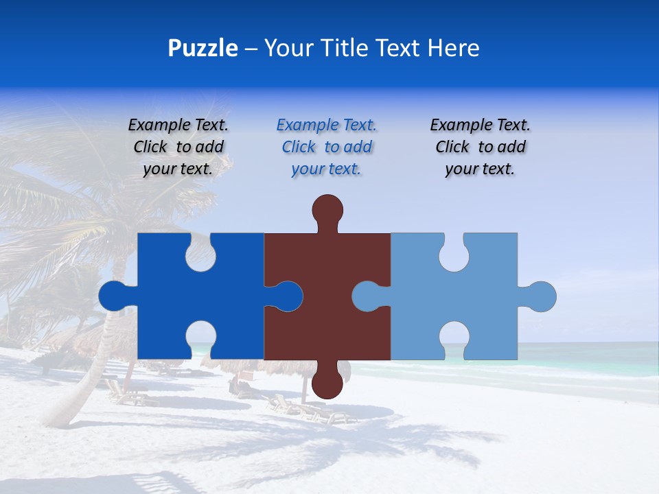 Getaway Sunny Exotic PowerPoint Template