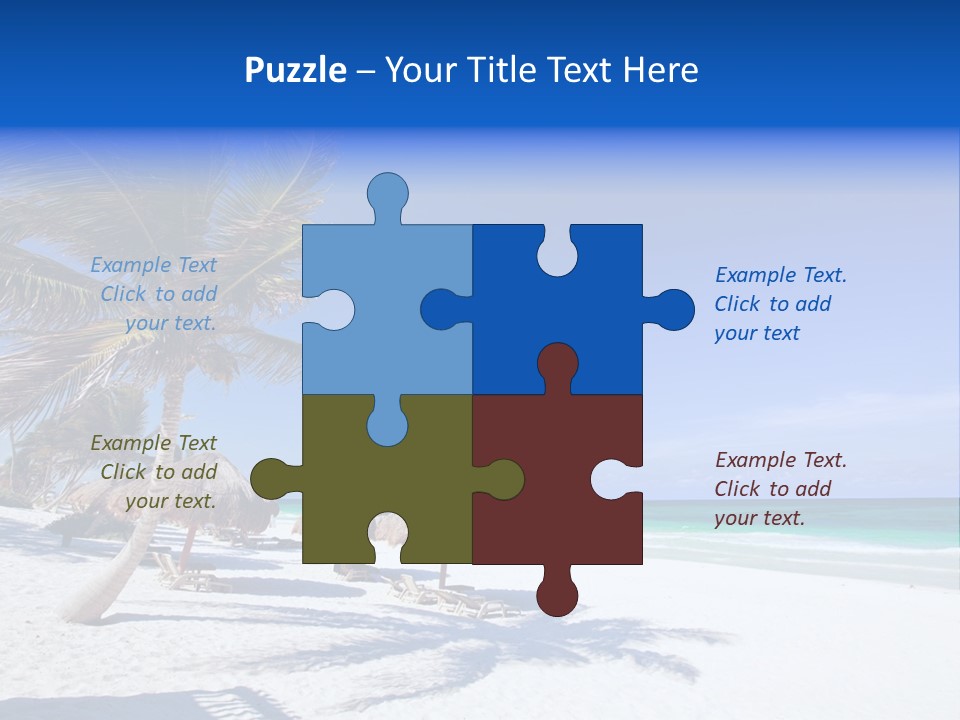 Getaway Sunny Exotic PowerPoint Template