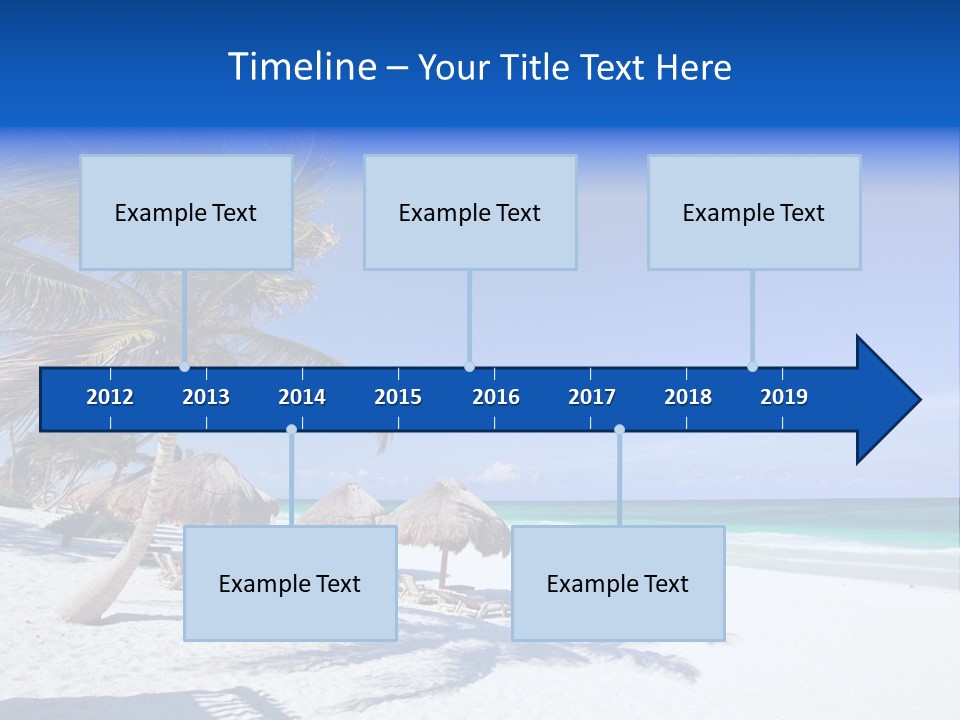 Getaway Sunny Exotic PowerPoint Template