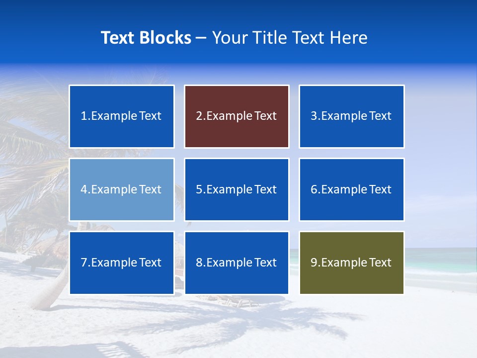 Getaway Sunny Exotic PowerPoint Template