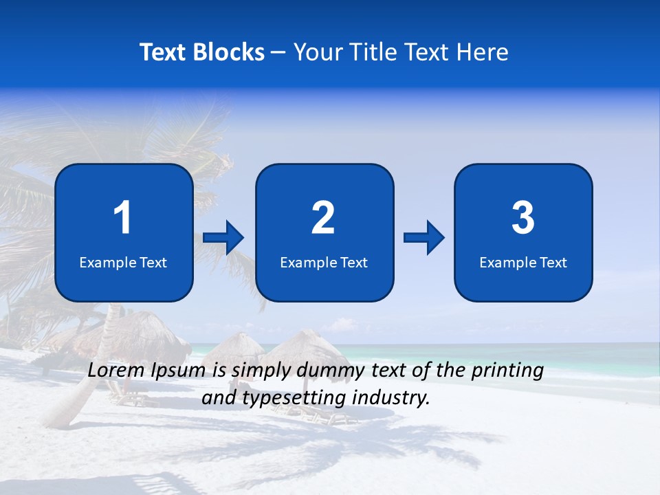 Getaway Sunny Exotic PowerPoint Template