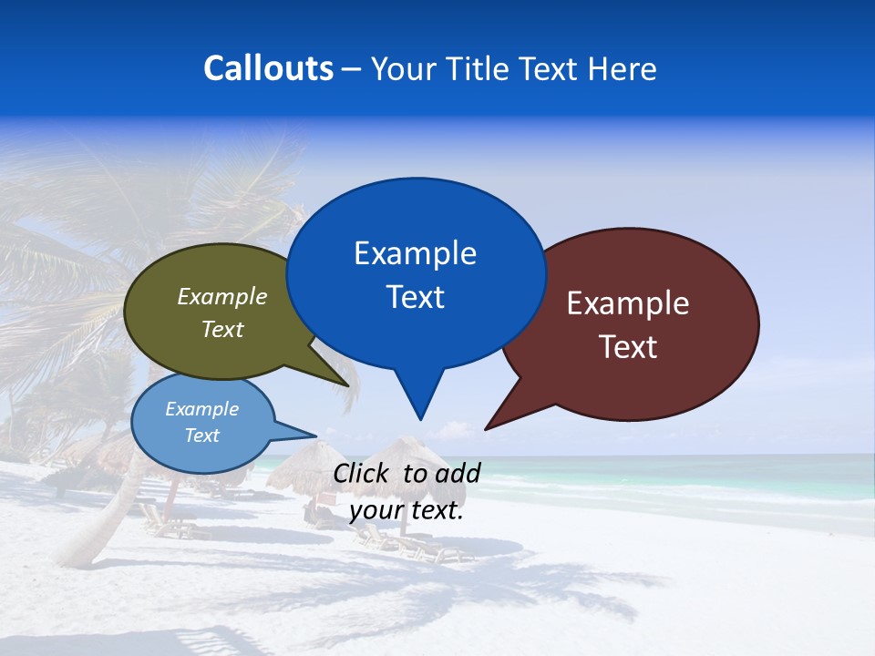 Getaway Sunny Exotic PowerPoint Template