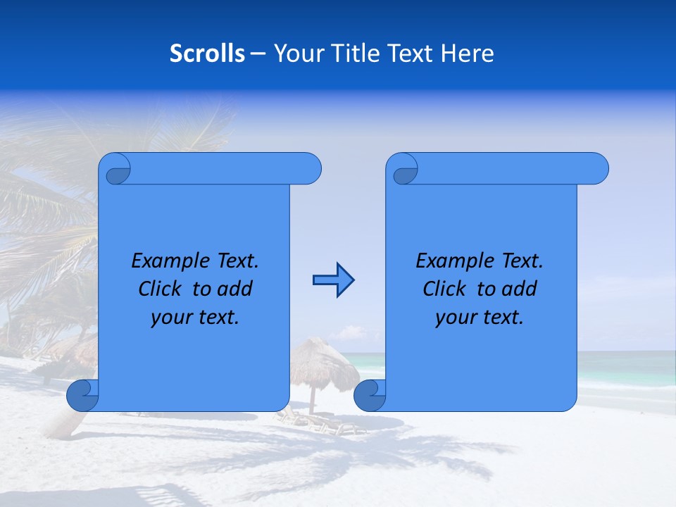 Getaway Sunny Exotic PowerPoint Template