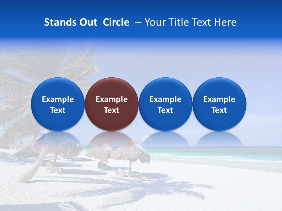 Getaway Sunny Exotic PowerPoint Template