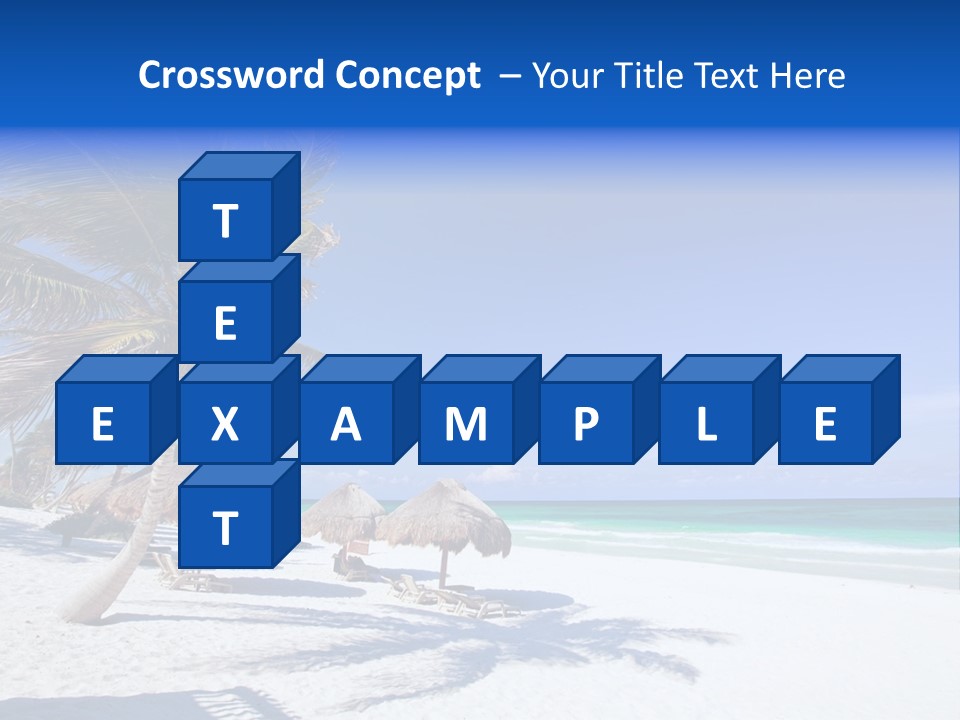 Getaway Sunny Exotic PowerPoint Template