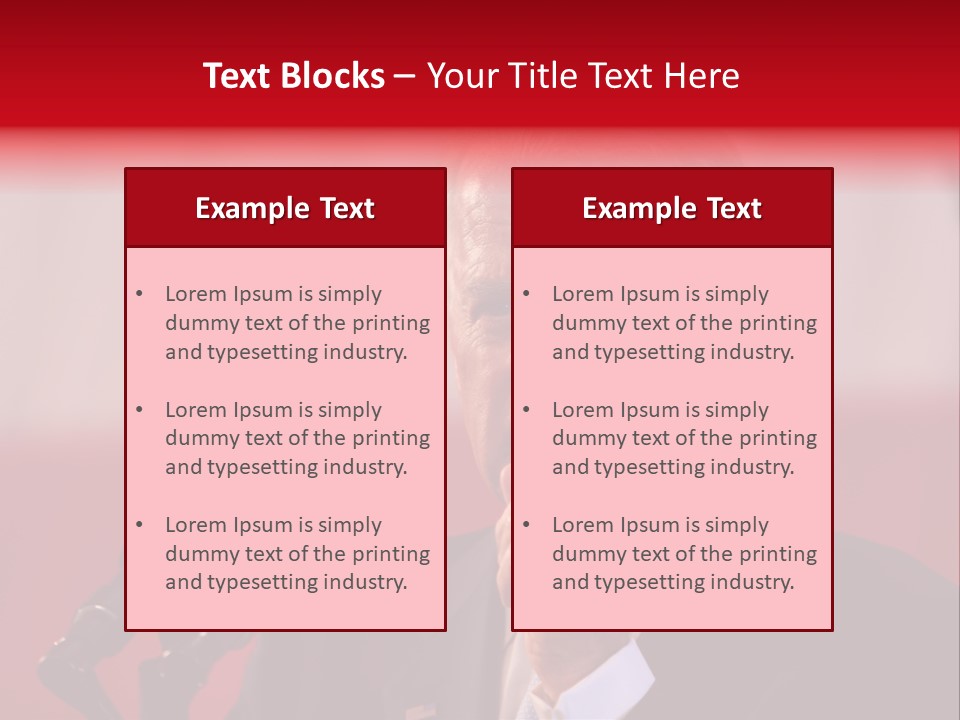 Democrat Mcbh Joseph Biden PowerPoint Template