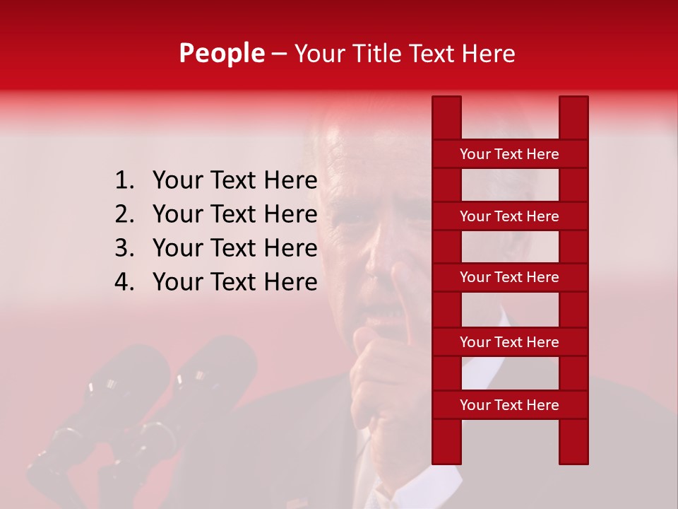 Democrat Mcbh Joseph Biden PowerPoint Template