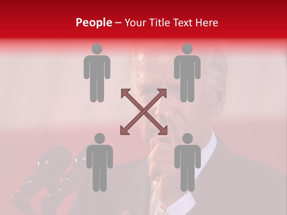 Democrat Mcbh Joseph Biden PowerPoint Template