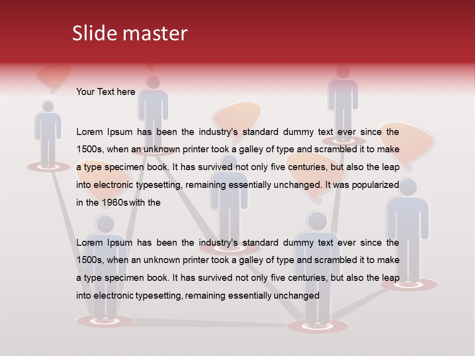 Team Media Icon PowerPoint Template