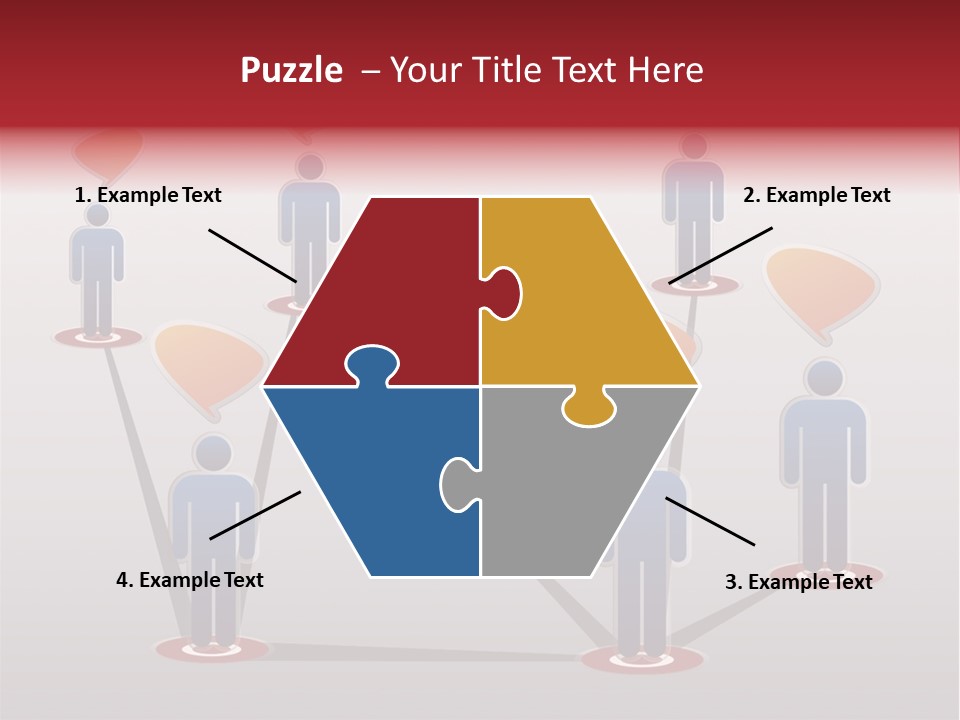 Team Media Icon PowerPoint Template