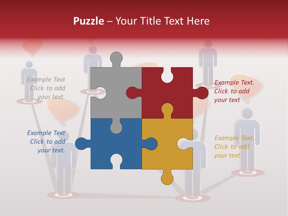 Team Media Icon PowerPoint Template