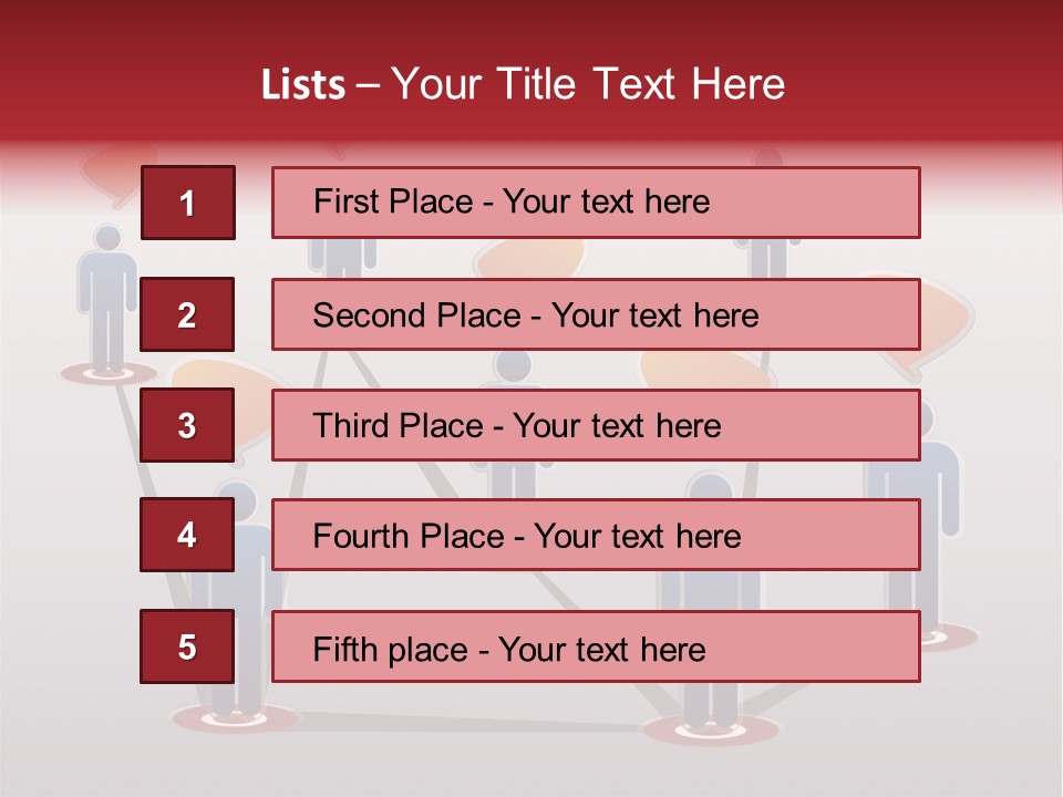 Team Media Icon PowerPoint Template