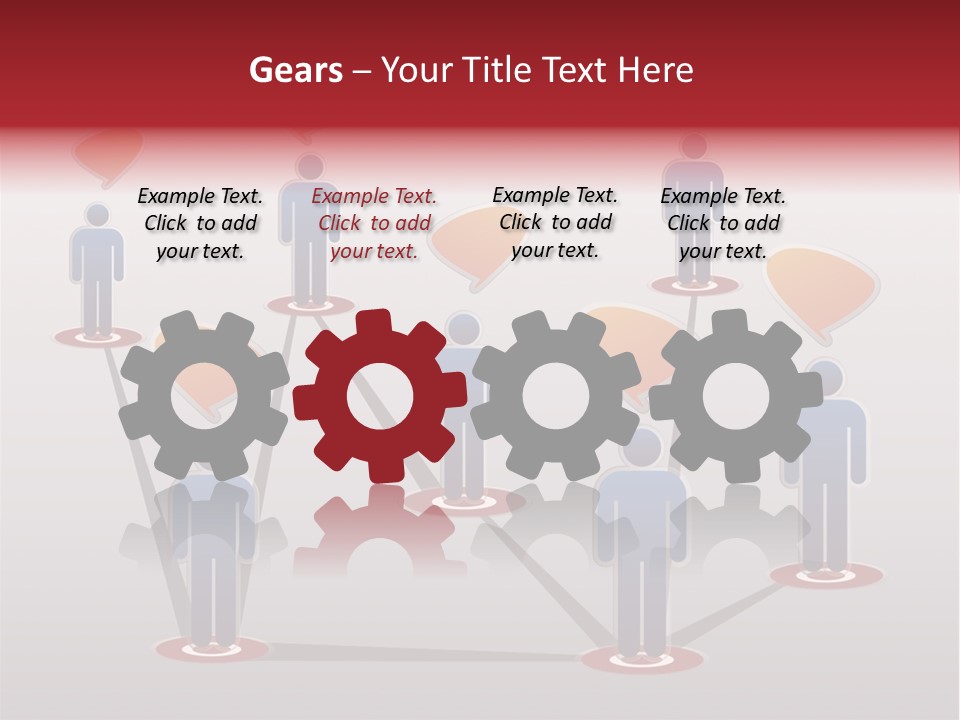 Team Media Icon PowerPoint Template