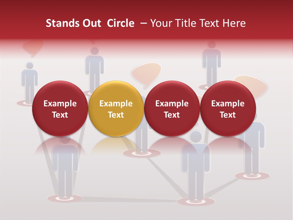 Team Media Icon PowerPoint Template