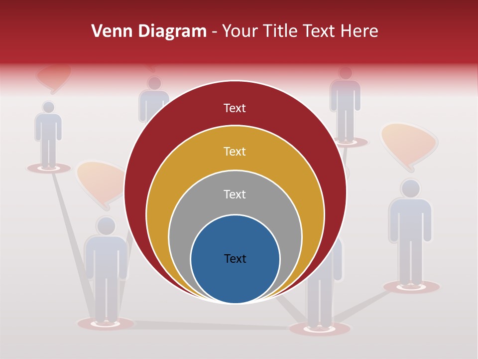Team Media Icon PowerPoint Template