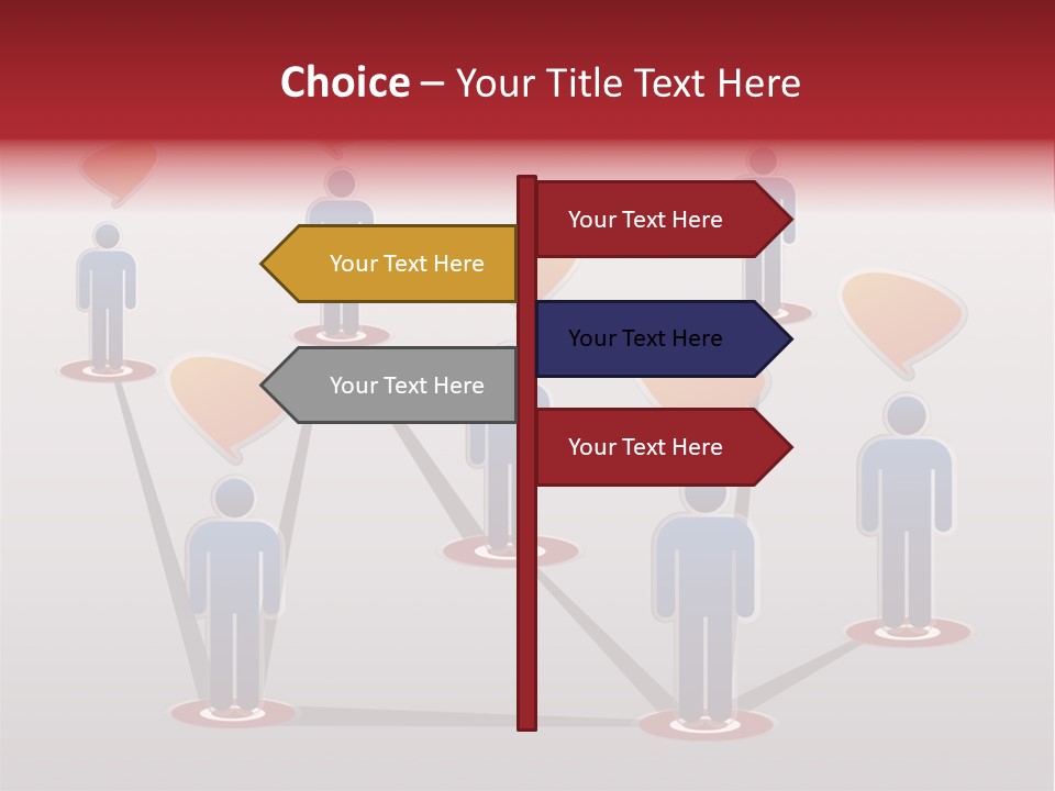 Team Media Icon PowerPoint Template