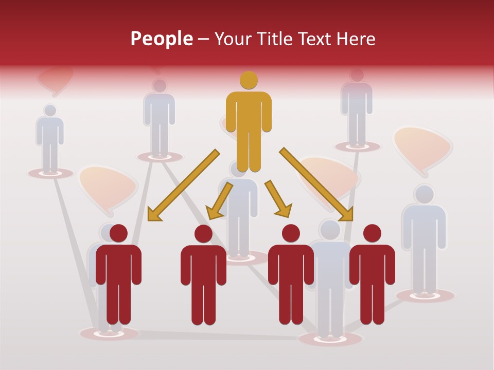 Team Media Icon PowerPoint Template