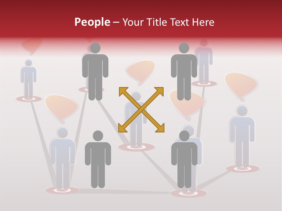 Team Media Icon PowerPoint Template