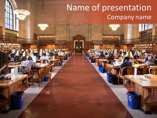 Public Law Table PowerPoint Template