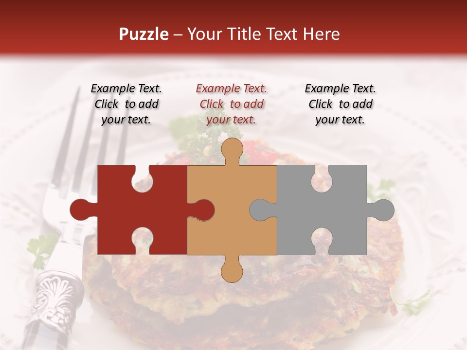 Latke Zucchini Courgette PowerPoint Template