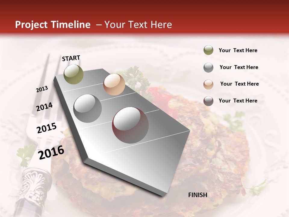 Latke Zucchini Courgette PowerPoint Template