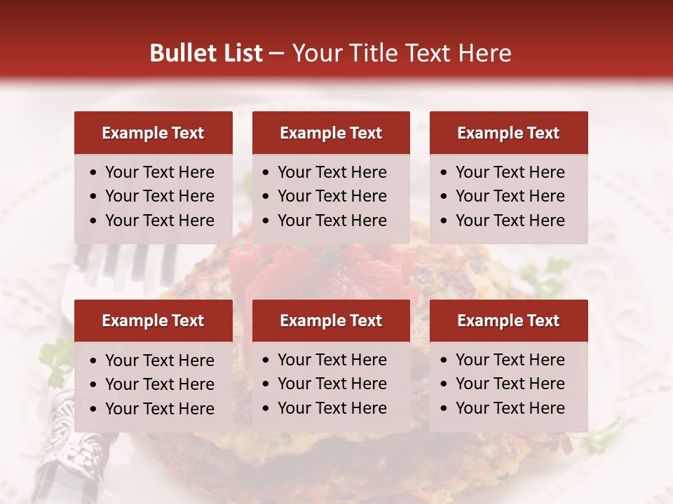 Latke Zucchini Courgette PowerPoint Template