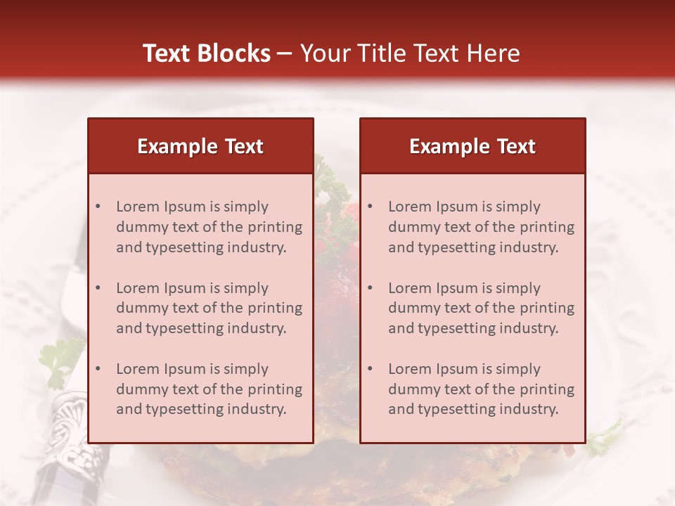 Latke Zucchini Courgette PowerPoint Template