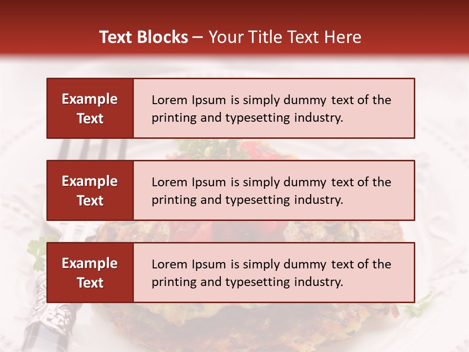 Latke Zucchini Courgette PowerPoint Template