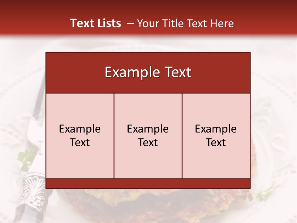 Latke Zucchini Courgette PowerPoint Template