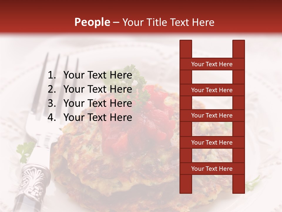 Latke Zucchini Courgette PowerPoint Template