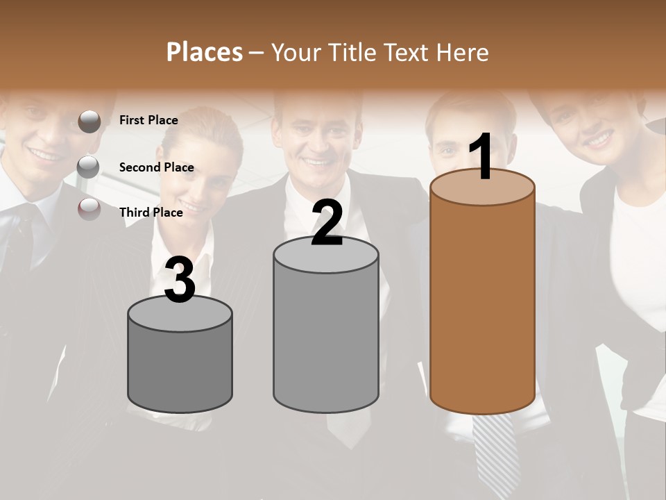 Company Woman Corporation PowerPoint Template