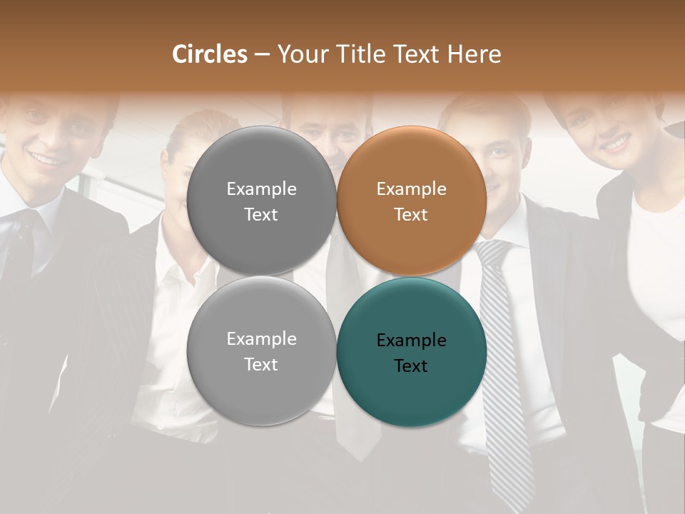 Company Woman Corporation PowerPoint Template