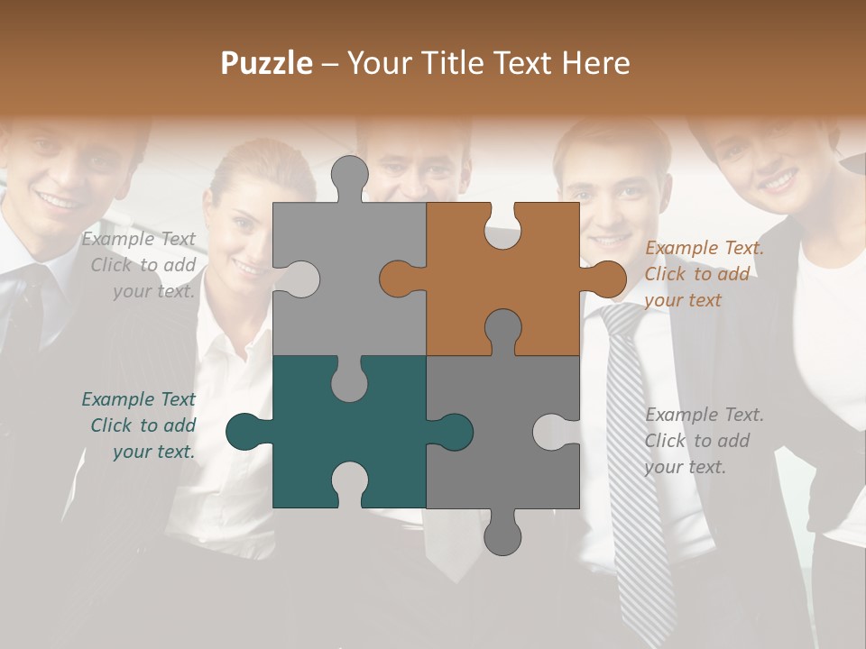 Company Woman Corporation PowerPoint Template