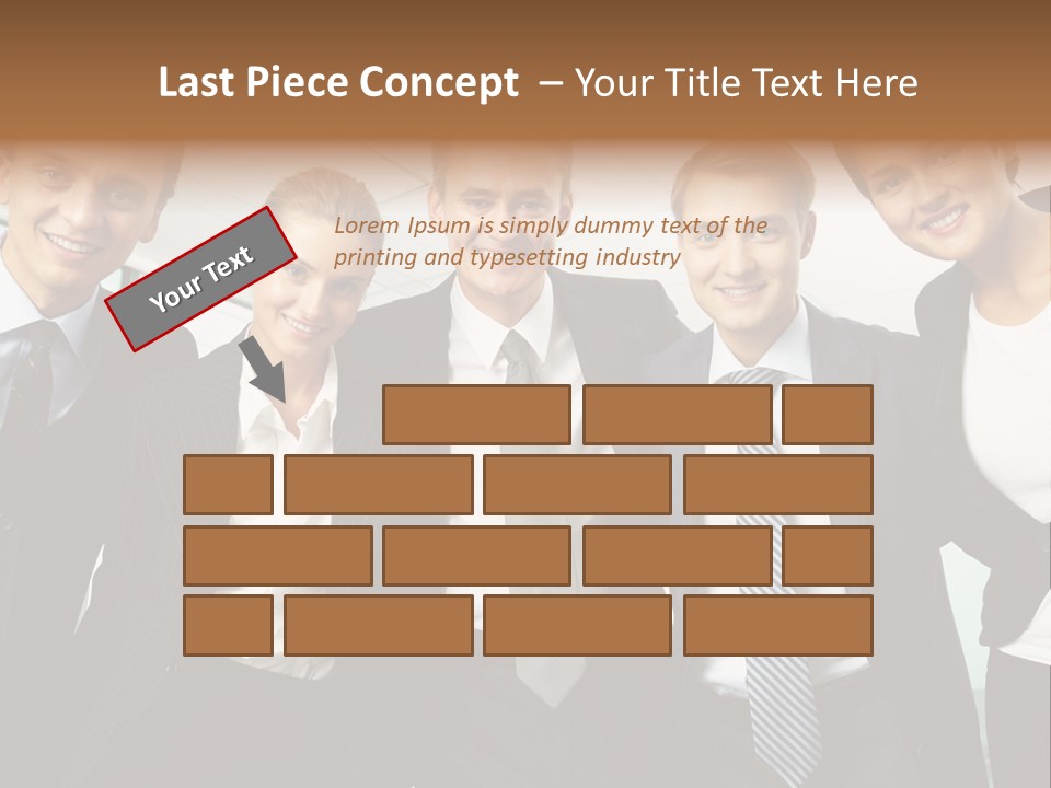 Company Woman Corporation PowerPoint Template