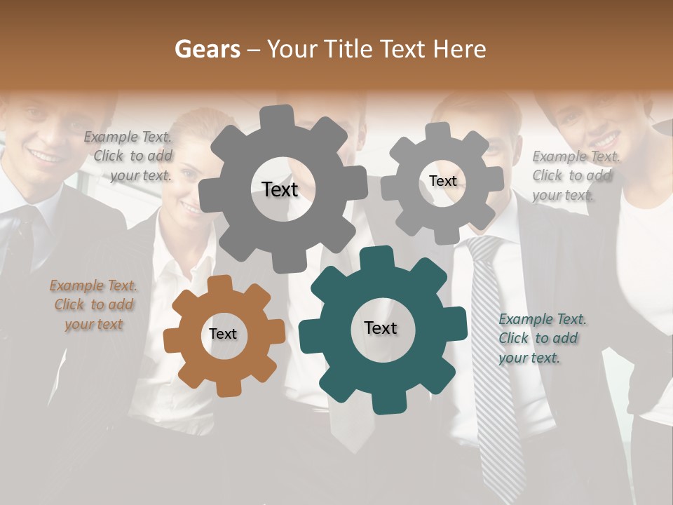 Company Woman Corporation PowerPoint Template