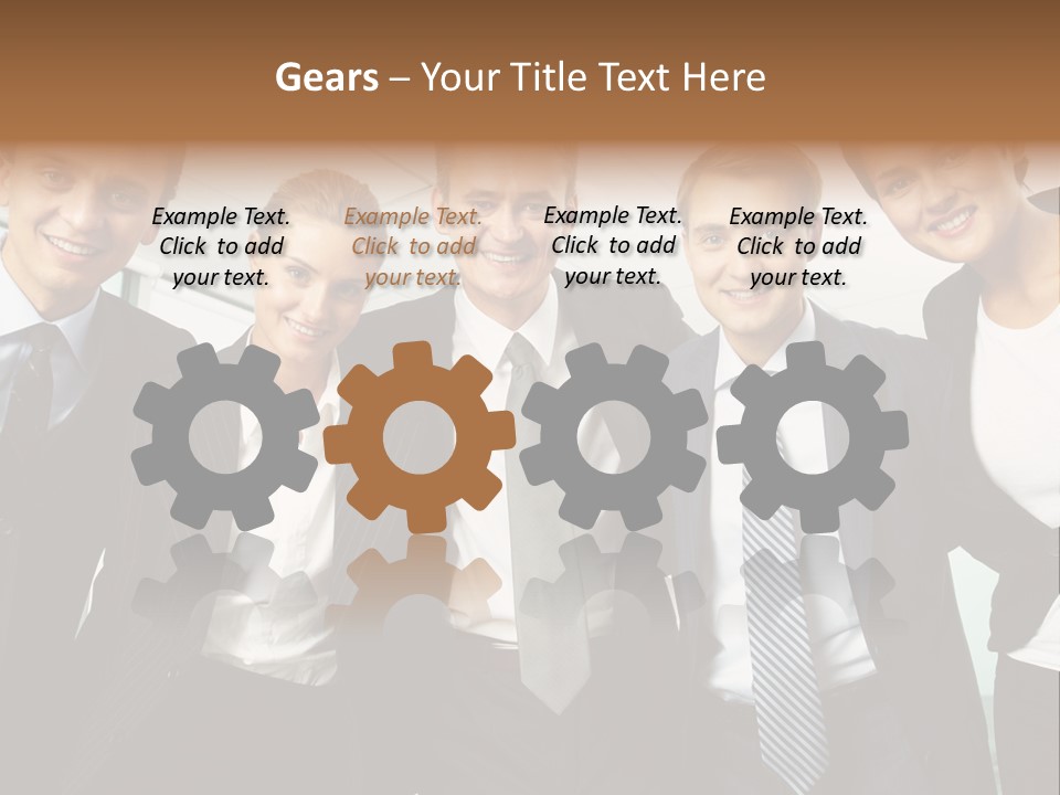 Company Woman Corporation PowerPoint Template