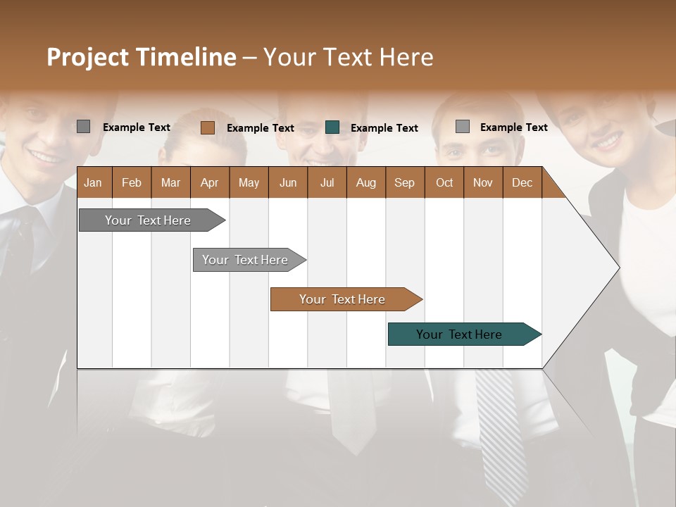 Company Woman Corporation PowerPoint Template