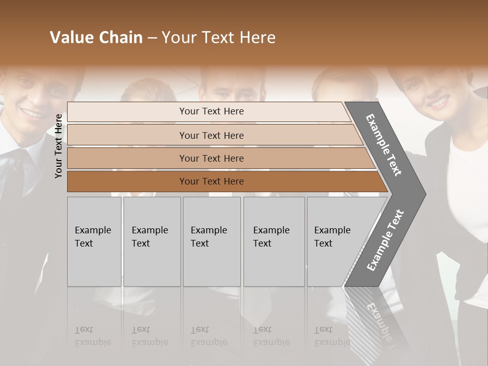 Company Woman Corporation PowerPoint Template