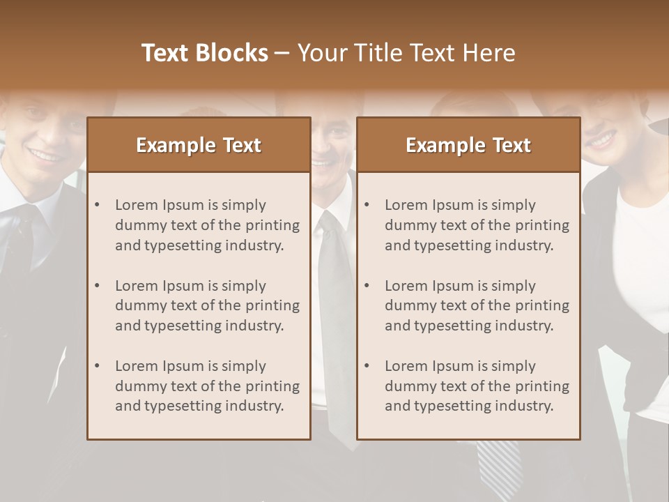 Company Woman Corporation PowerPoint Template