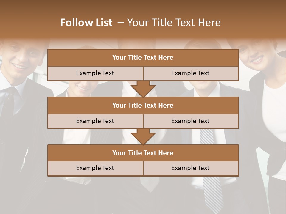 Company Woman Corporation PowerPoint Template