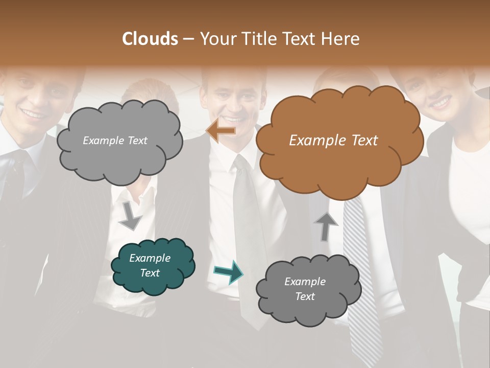 Company Woman Corporation PowerPoint Template