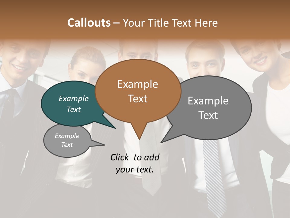 Company Woman Corporation PowerPoint Template