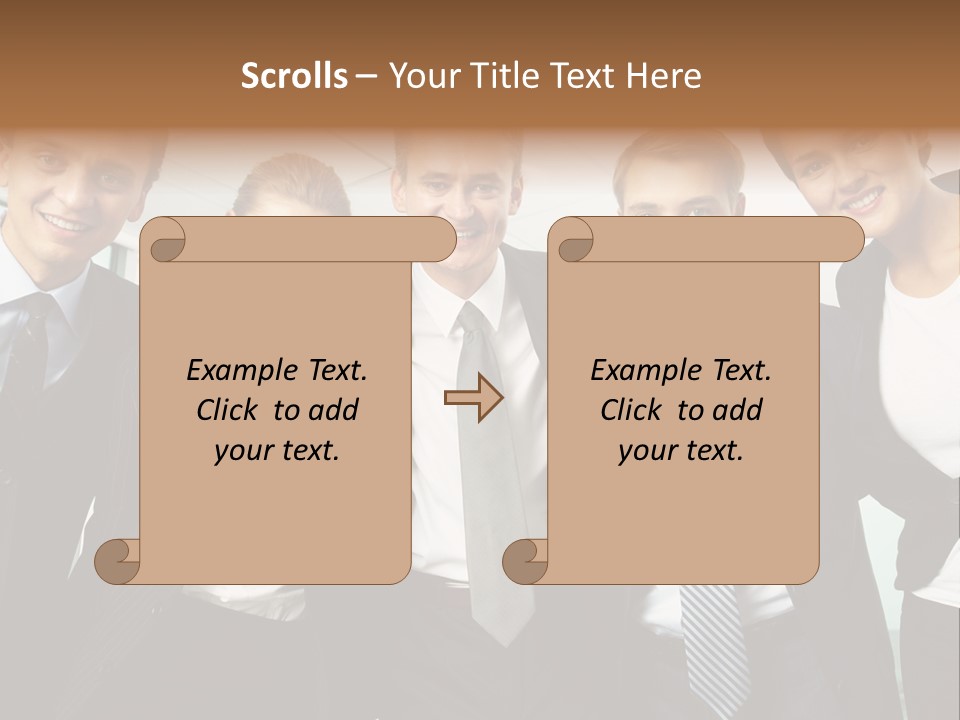Company Woman Corporation PowerPoint Template