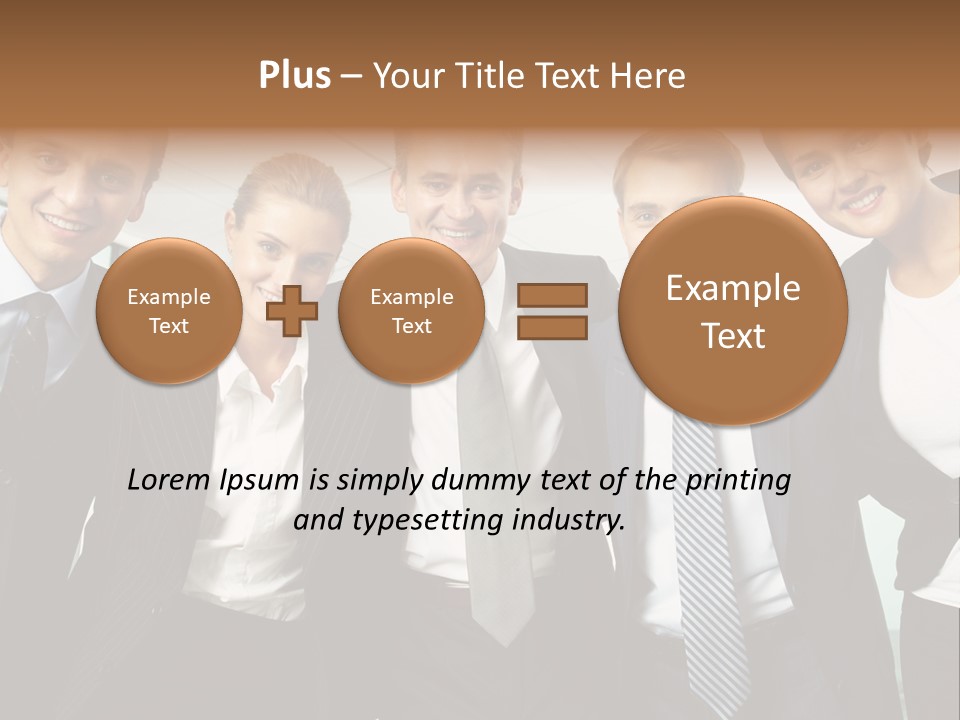 Company Woman Corporation PowerPoint Template