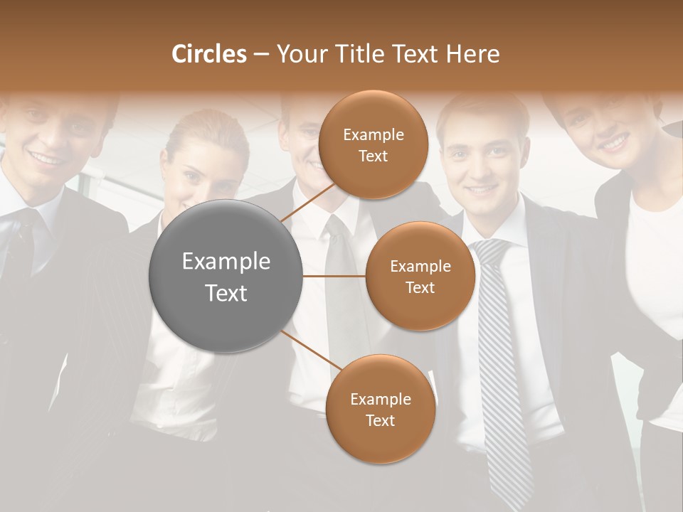 Company Woman Corporation PowerPoint Template